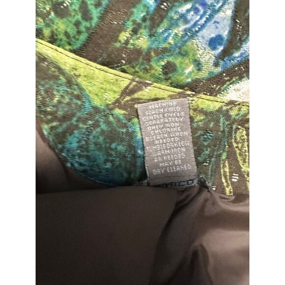 Additions by Chico's Women's Snap Closure Floral Blazer Size 3 US XL - Picture 6 of 7